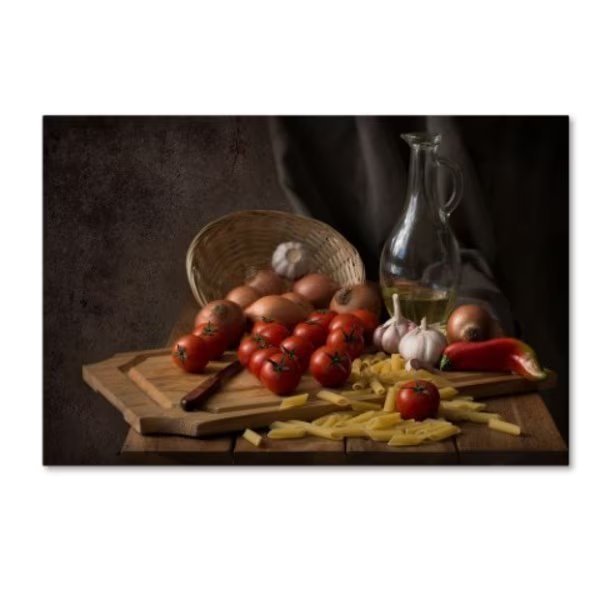 Margareth Perfoncio 'Buon Appetito' Canvas Art, 12x19, Trademark Fine Art, Mfr#: 1X00663-C1219GG